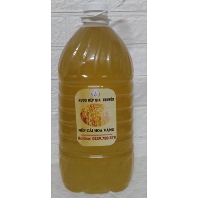 R.ượu nếp cái hoa vàng 5l.Tặng thêm 2 chai 100ml bất kỳ.