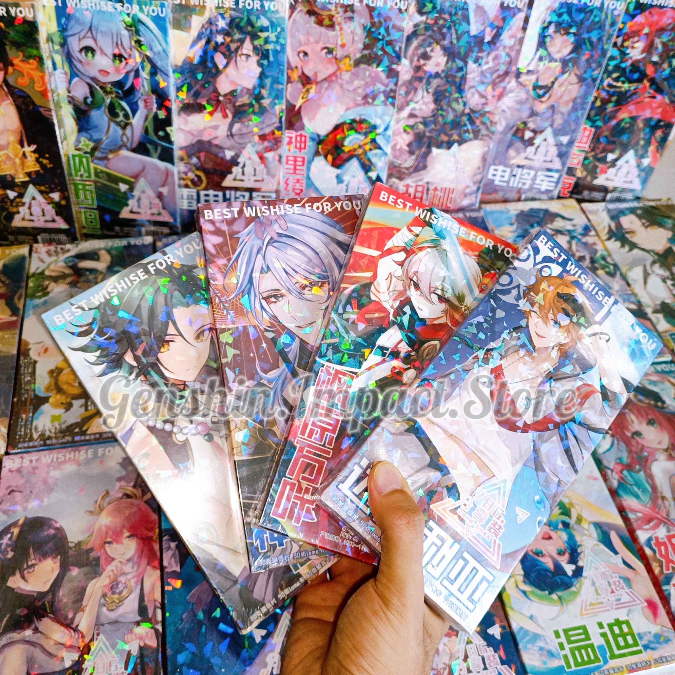 Hộp Postcard Genshin Impact