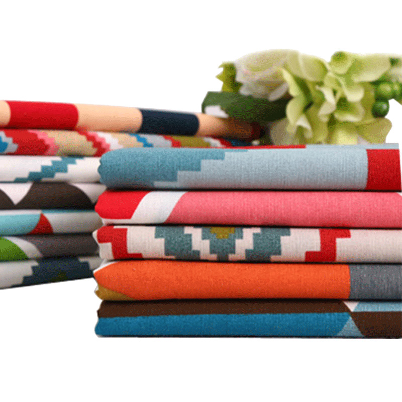 001 Vải Canvas In Polyester Cotton Có Sẵn   Khăn Trải Bàn Bọc Ghế Sofa Hình Học Hoạt Hình Gối Ôm Giá Sách Bọc Vải Lót Vật Nuôi 02a