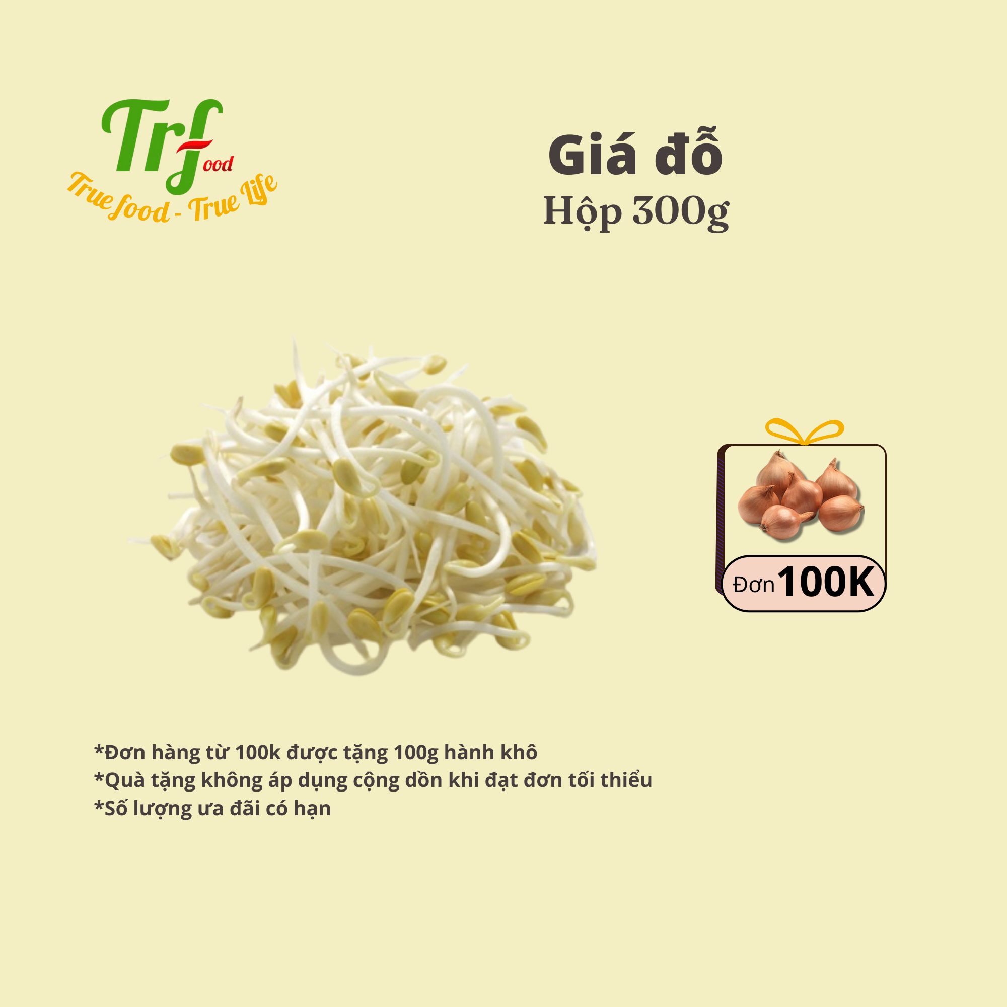 Giá đỗ hộp 300g