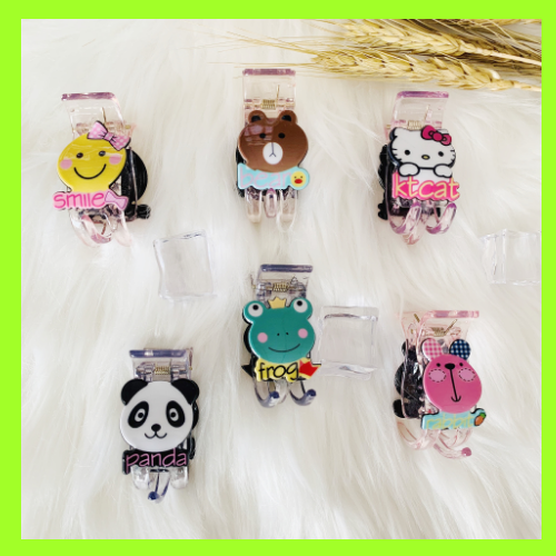 [HCM]Kẹp càng cua 3 răng đính icon thú ngộ nghĩnh