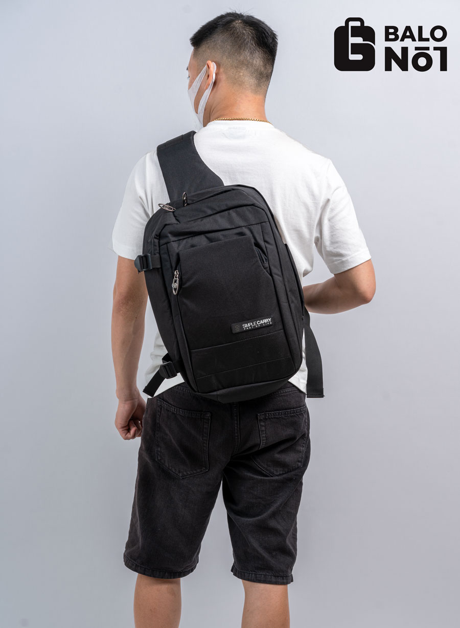 [HCM][FLASH SALE] [Tặng Kèm Vớ] Túi Đeo Chéo Thời Trang Cao Cấp Simple Carry Sling Big Kích thước: 40 x 25 x 12 cm