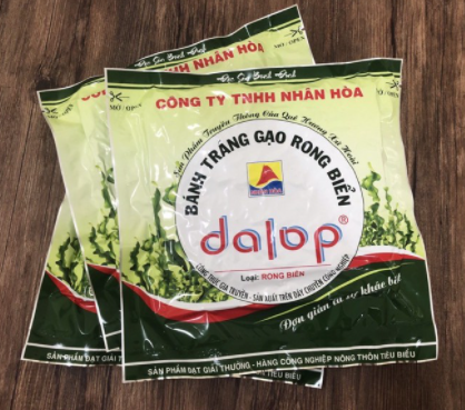 Combo 5 bánh tráng nướng gạo rong biển Dalop - Đặc Sản Bình Định