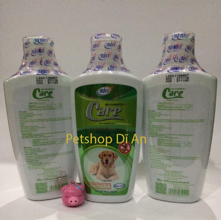 Sữa tắm Care Bio đặc trị ve, rận, bọ chét, chai 200ml