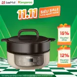 Nồi hầm dưỡng sinh Kangaroo KG3SC1 - 3 Lít - Công suất 790W - 8 chế độ nấu - Hàng chính hãng