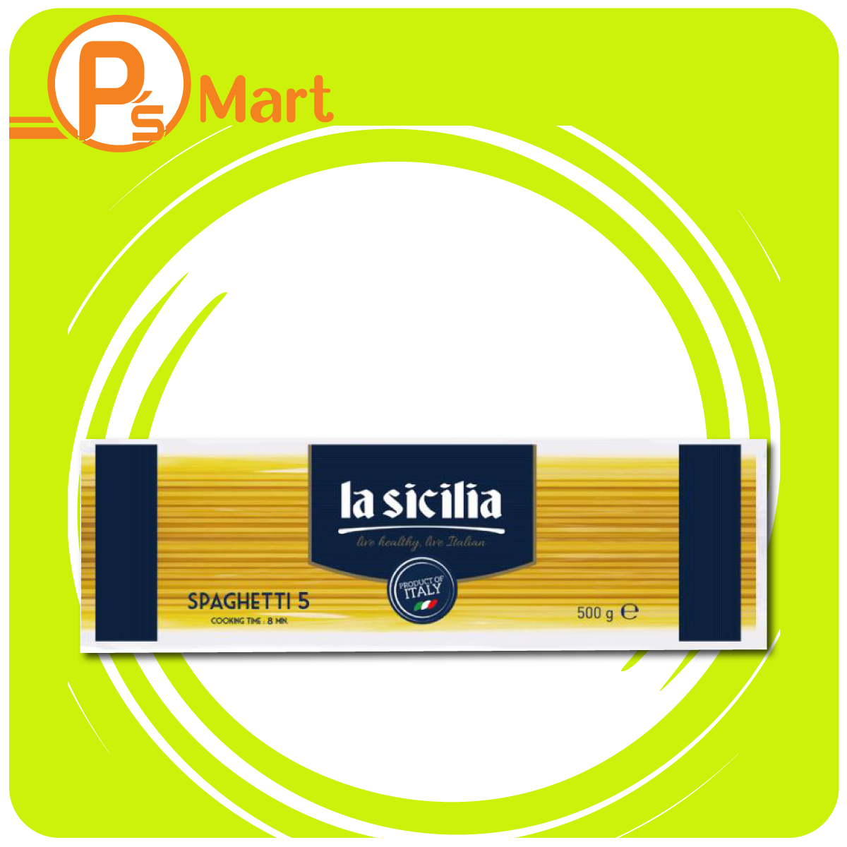 Mì Ý La Sicilia Spaghetti Số 5 Gói 500gr