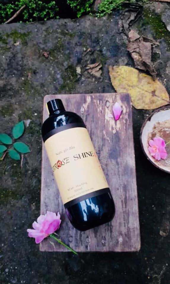 Nước gội đầu bồ kết hoa hồng (Karose Shine)