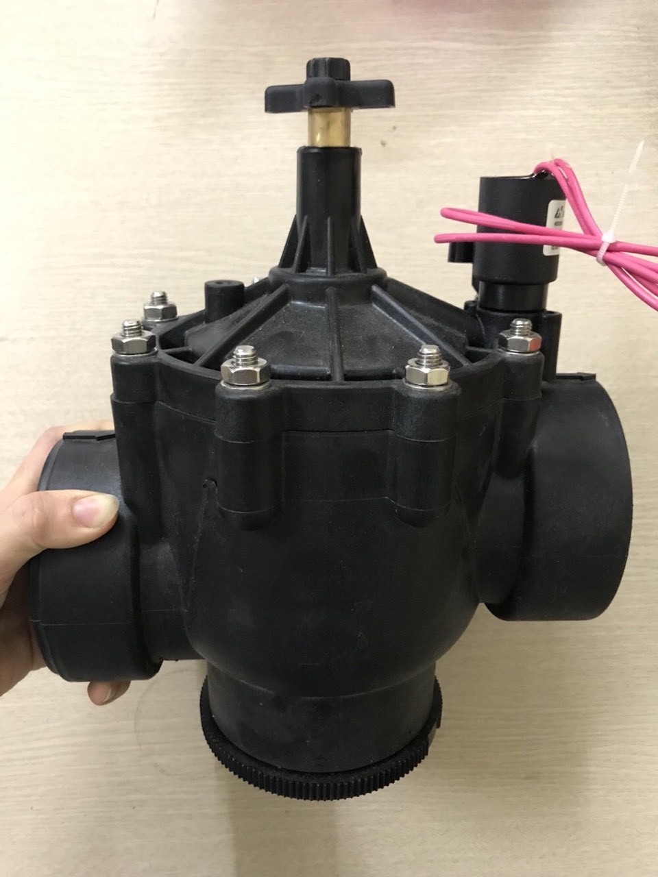 Van điện từ chống nước phi 90mm điện 220v