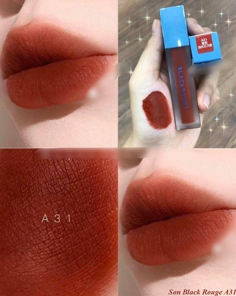 Son Kem lì Blackrouge A31- Đỏ nâu trầm