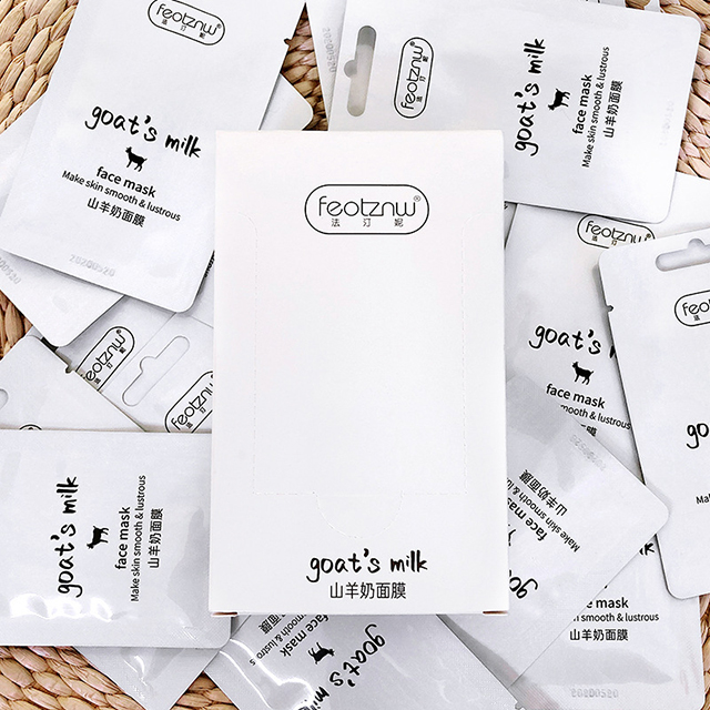 [GIẢM 5% ĐƠN 129K][HCM]Mặt Nạ Ngủ Sữa Dê Feotznw Làm Sáng Da Goat’s Milk Face Mask Dạng Gói 7ml