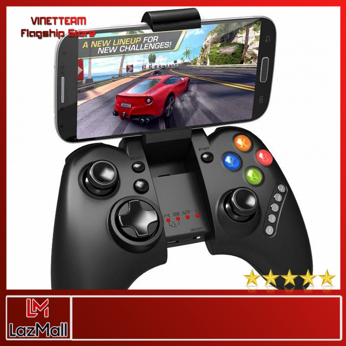 Vinetteam tay cầm chơi game bluetooth ipega pg-9021 hỗ trợ pc /android /ios pin lithium 350mah thời gian chơi liên tục 8 tiếng, bảo hành 1 năm