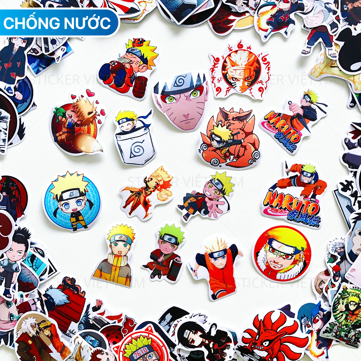 Bộ 99 Sticker Naruto Bộ Hình Dán Chủ Đề Manga Anime Bộ Mới 2021 Chất Lượng Cao Chống Nước Trang Trí