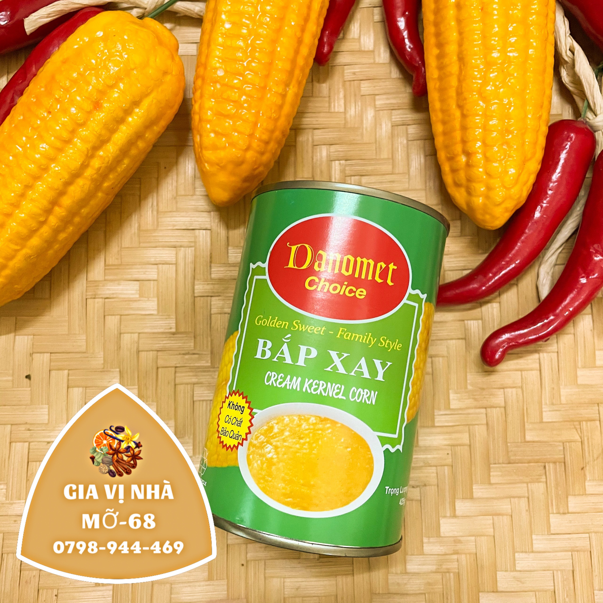 Bắp Xay đóng hộp Danomet- 420gr
