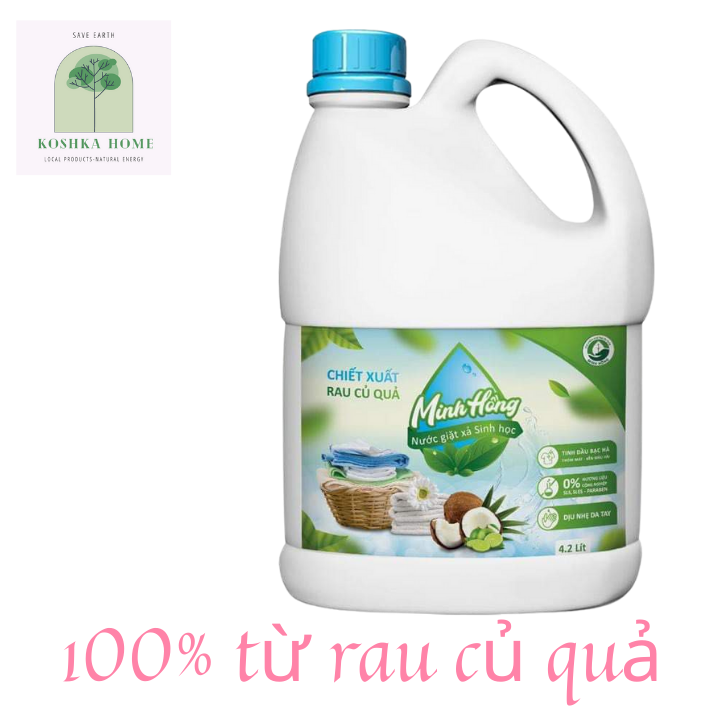Nước giặt sinh học Minh Hồng 4,2 lít