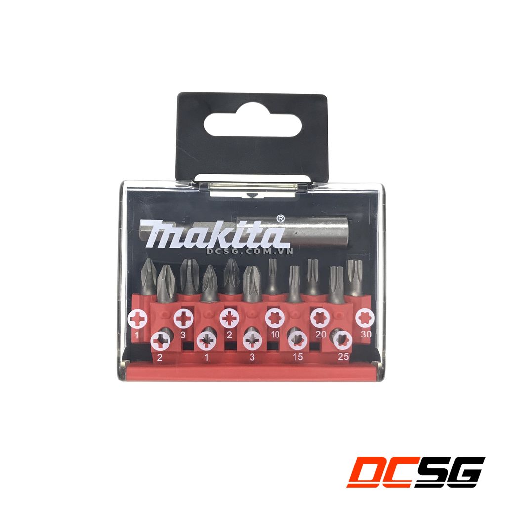 Bộ mũi bắt vít 12 chi tiết makita d-31011 | dcsg