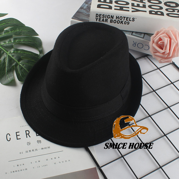 [FREESHIP - ĐÓNG HỘP] NÓN PHỚT NỈ VÀNH NHỎ CAO CẤP MŨ CAO BỒI MIỀN TÂY - SMICE HOUSE- TẶNG KÈM XỐP LÓT NÓN