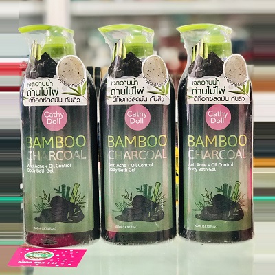 Gel Tắm Bamboo Charcoal Anti Acne Oil Control Body Bath Gel 500ml