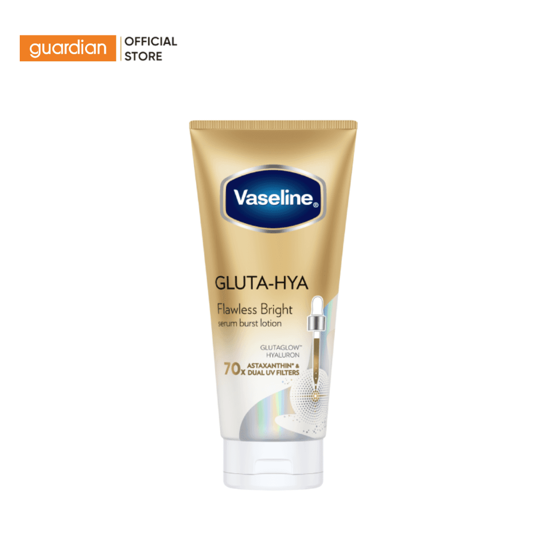 Sữa Dưỡng Thể Sáng Da Chống Nắng Vaseline Healthy Bright Gluta-Hya Serum Brust UV Lotion 330Ml