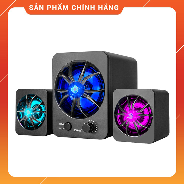 Bộ loa nghe nhạc máy tính để bàn sada d-217 âm thanh trầm hỗ trợ bluetooth, usb, thẻ nhớ, jack 3.5 - top 10 sản phẩm bán chạy