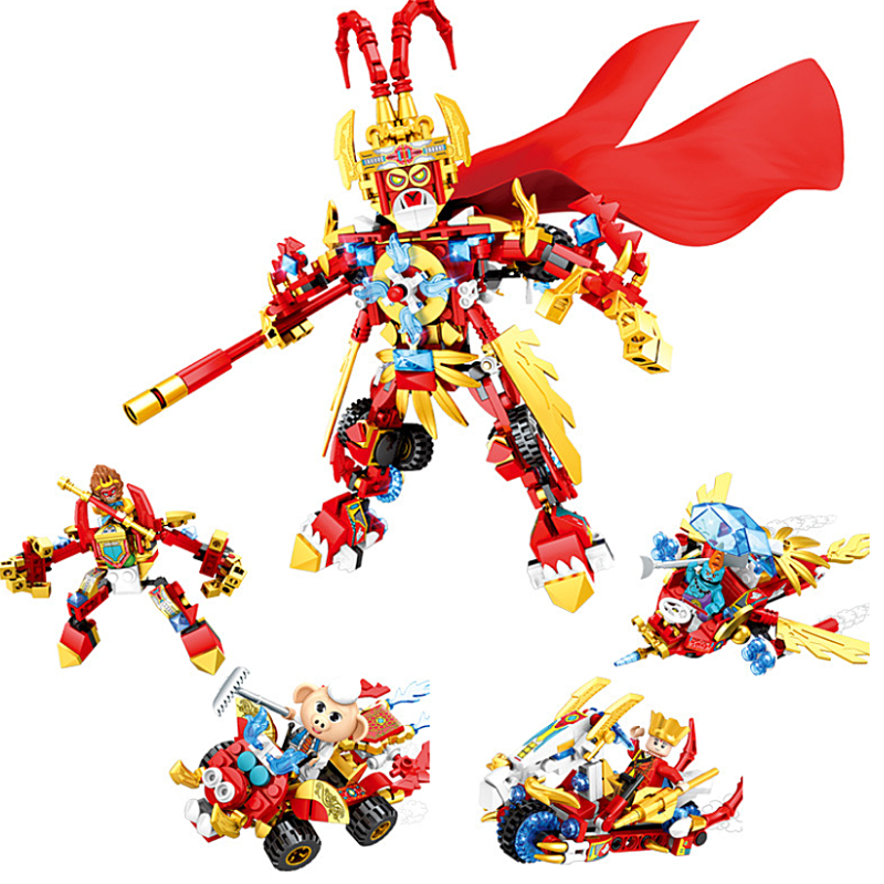 Đồ chơi trí tuệ - mô hình đồ chơi lắp ráp lego thầy trò tôn ngộ không - tây du kí
