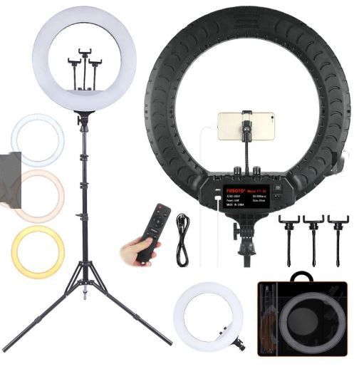[HCM][ XẢ KHO ] Đèn Led Livestream Size 54cm Zb-F348 Có Remote Cao Cấp Hỗ Trợ Livestream Kẹp 3 Điện Thoại Makeup-Chụp Hình Studio-Bán Hàng Online-Spa-Chụp Hình Sản Phẩm. Đèn Livestream Chuyên Dùng Cho Bán Hàng-Chụp Ảnh-Phun Xăm-Nối Mi