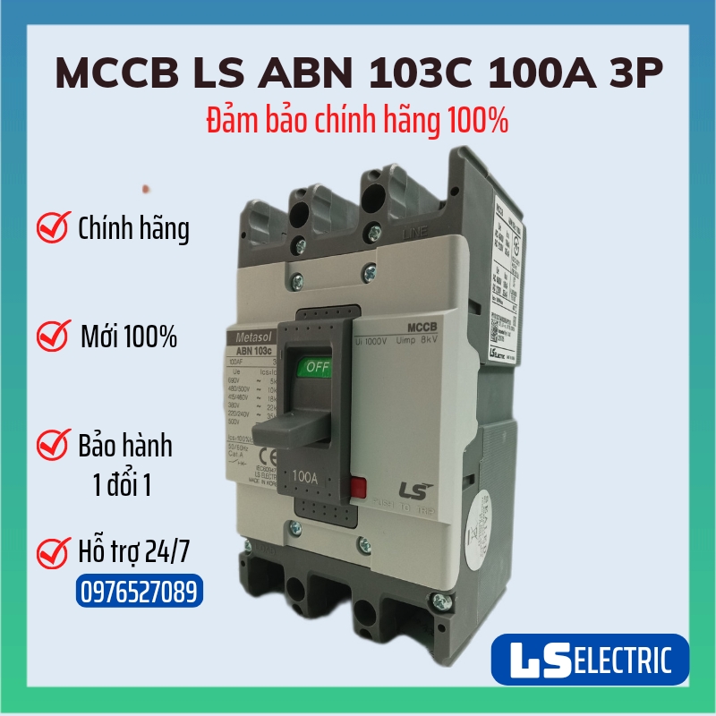 MCCB LS ABN103C 100A 3P
