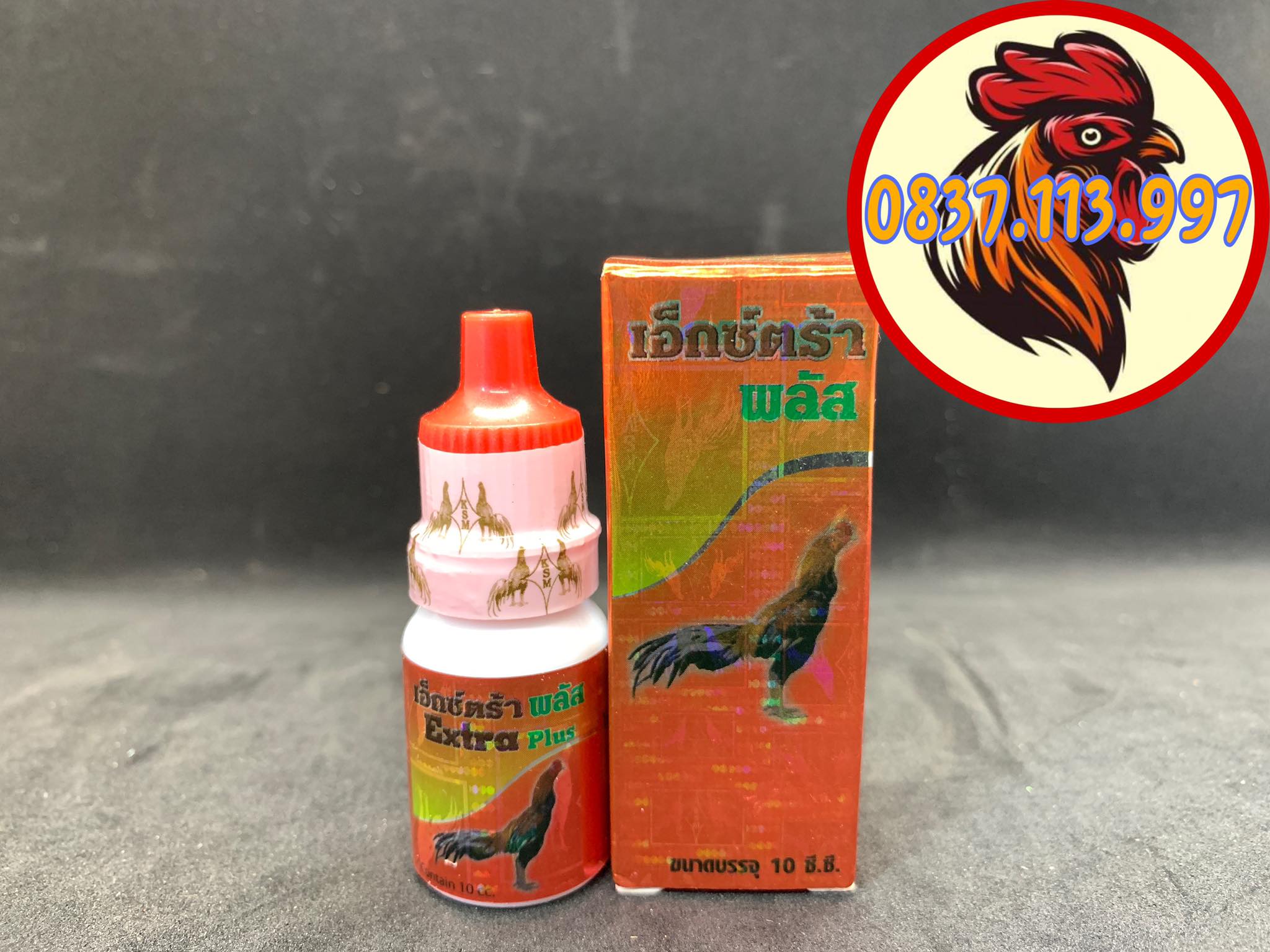HEN ĐỎ THÁI LAN KHÒ KHÈ, SỔ MŨI, TAN ĐÀM CHO GÀ ĐÁ CHAI 10ML