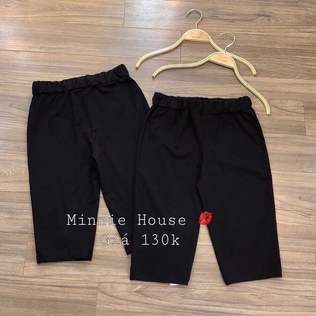 Quần legging đùi 2 size ML mix với áo giấu quần