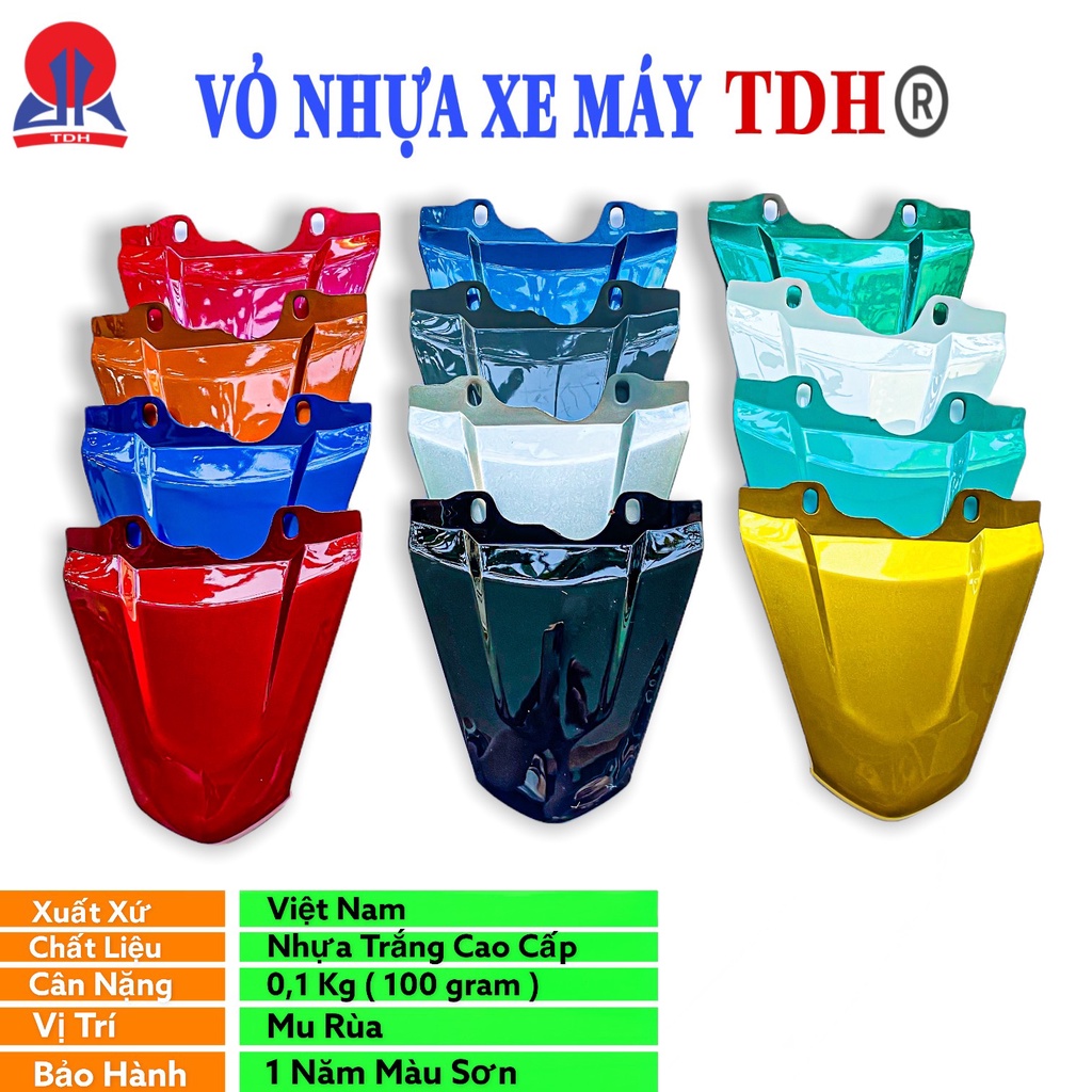 Mu rùa ốp đuôi sirius 50/110 thương hiệu tdh