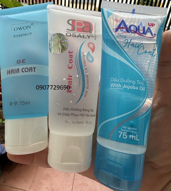 Dầu Bóng Tóc Aqua Bóng Mượt các loại 75ml