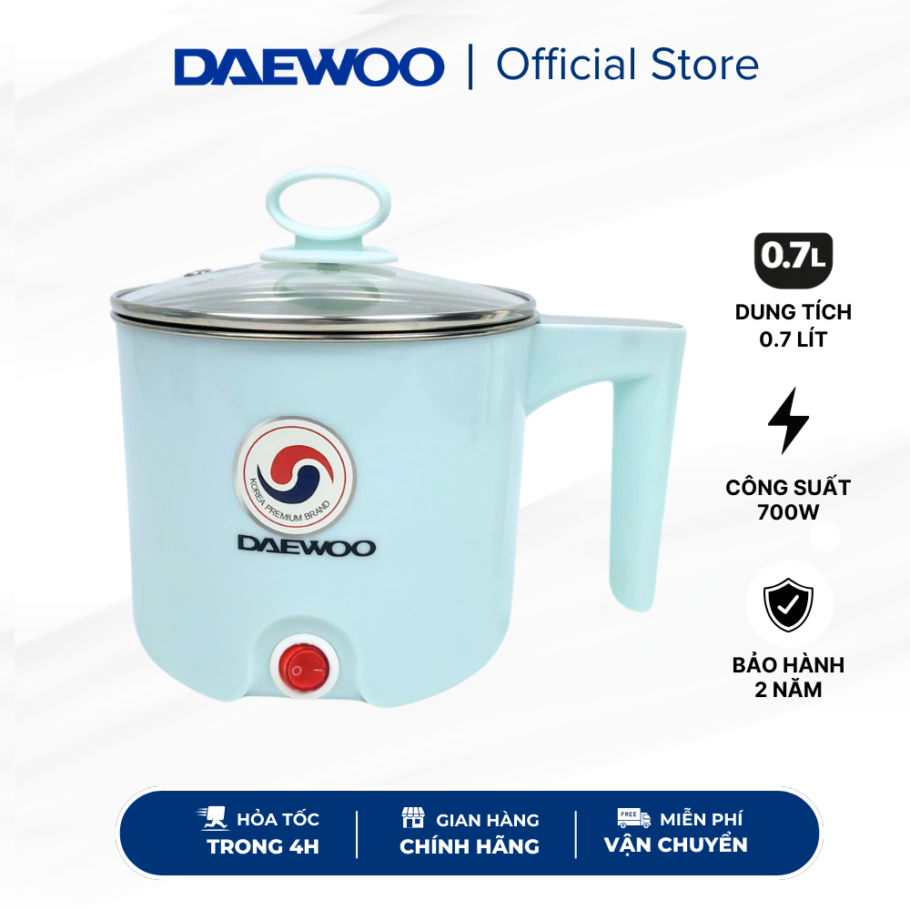 Daewoo ca nấu mì, lẩu đa năng den-m550 - hàng chính hãng