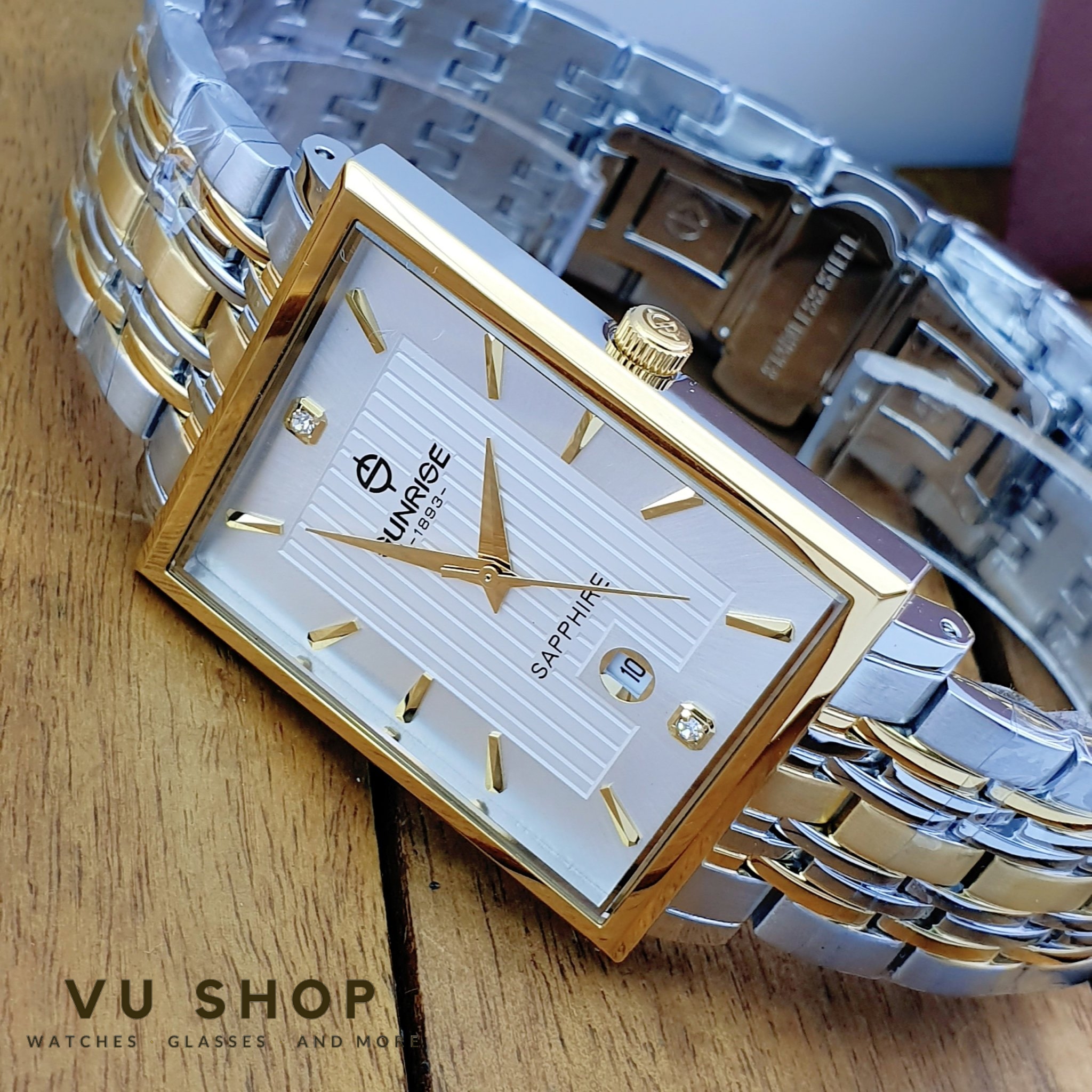 [HCM]Đồng hồ nam SUNRISE 1190SA - Kính Sapphire