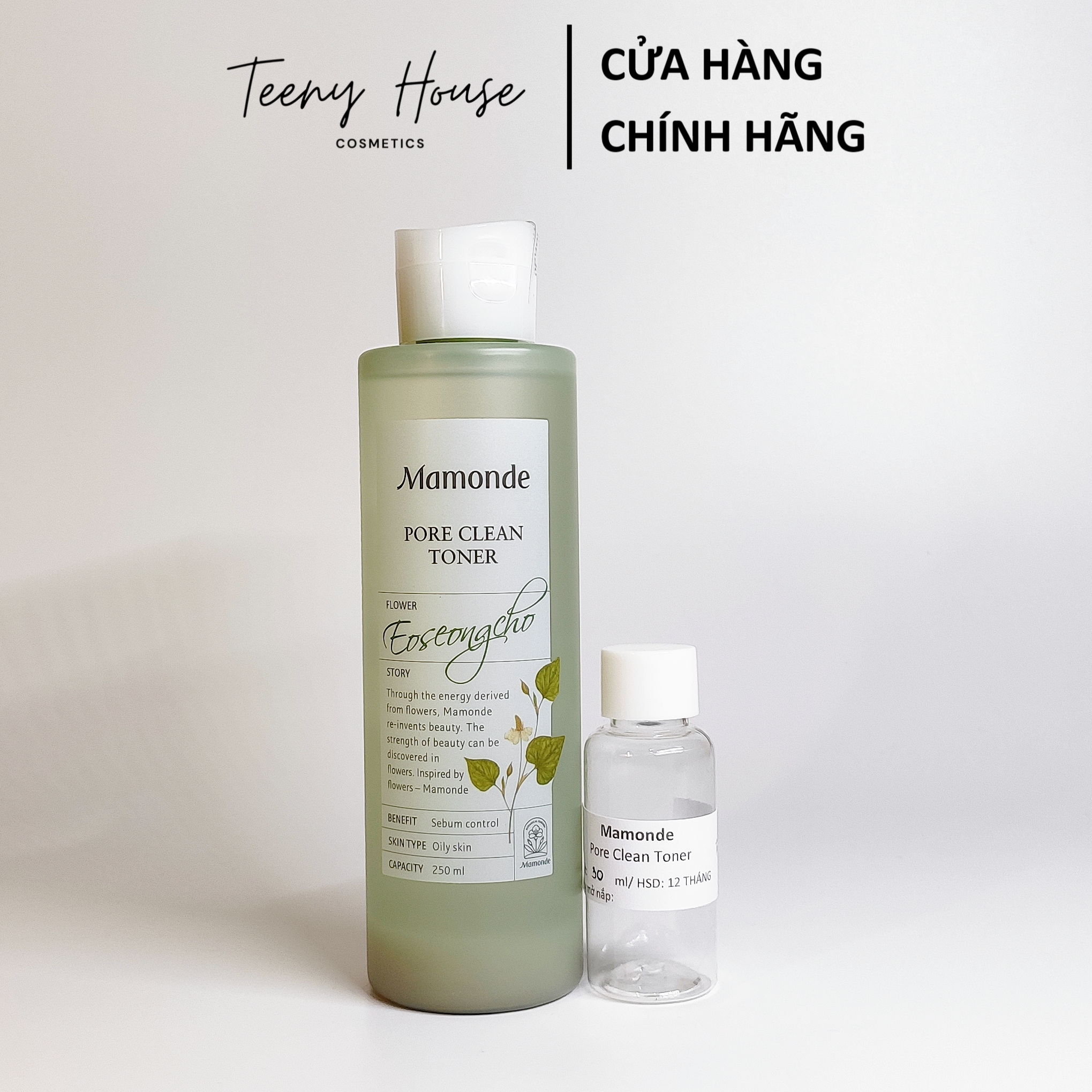 Toner Diếp cá dành cho da dầu mụn Mamonde Pore Clean