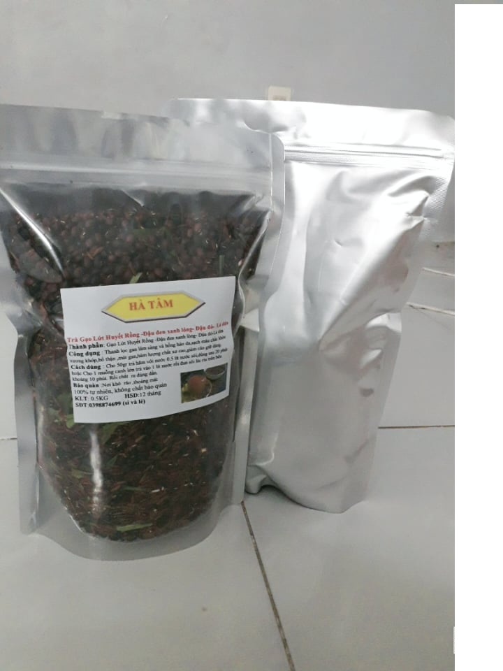 [HCM]Trà gạo lứt đậu đen xanh lòng đậu đỏ lá dưá( 0.5 kg)
