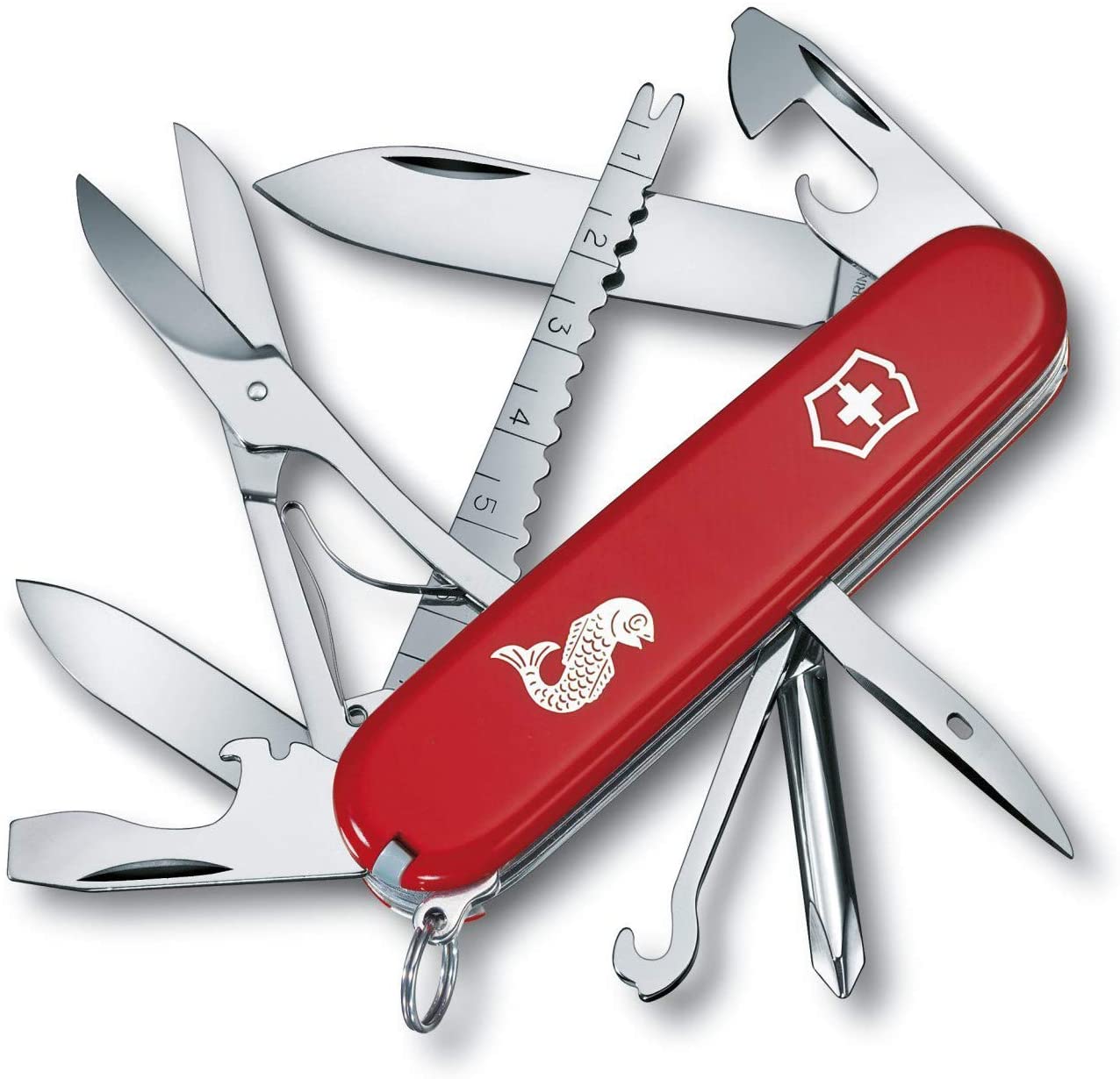 Bộ Dụng Cụ Đa Năng Victorinox Fisherman 1.4733.72 - Dụng cụ chuyên dụng không thể thiếu trong chuyến đi phượt hay dã ngoại - Nhập khẩu từ Đức Made in Switzerland