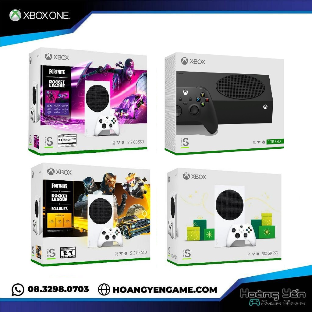 Máy Xbox Series S Fortnite & Rocket League Bundle Chính Hãng Microsoft