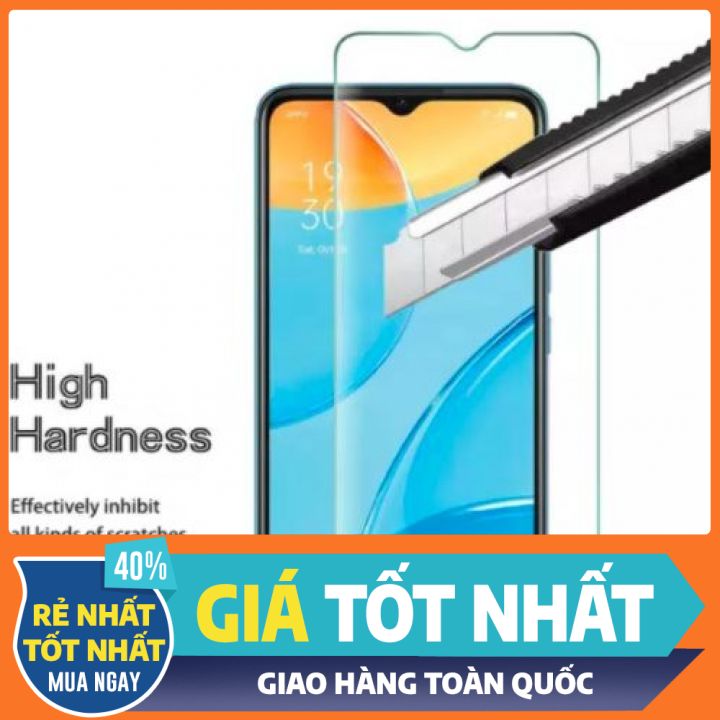 Kính cường lực oppo a91 trong suốt độ cứng 9h || mr.anh store