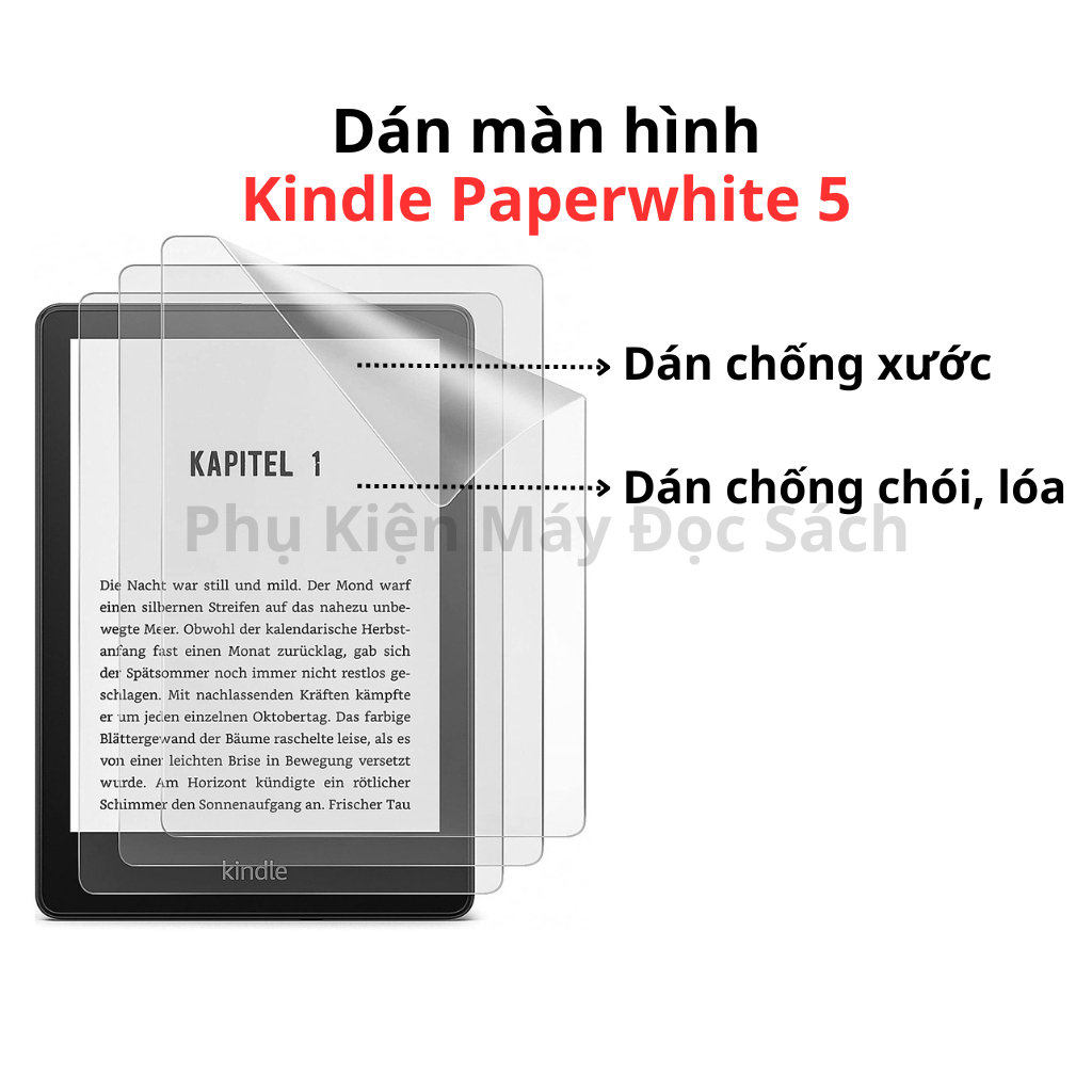 Dán Màn Hình Kindle Paperwhite 5, Dán Chống Chói Lóa Máy Đọc Sách Kindle Paperwhite 5
