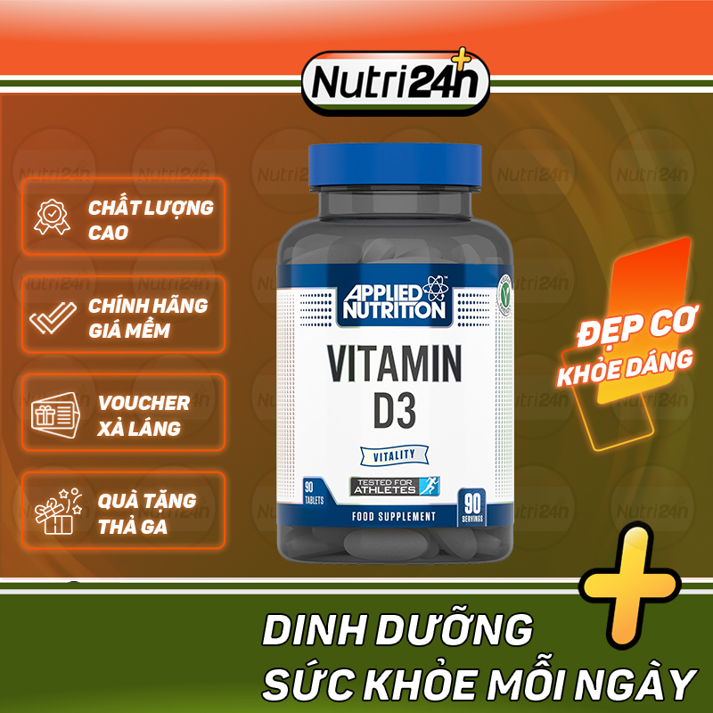 Applied Nutrition Vitamin D3 Giúp Chắc Khoẻ X ư ơ n g K h ớ p