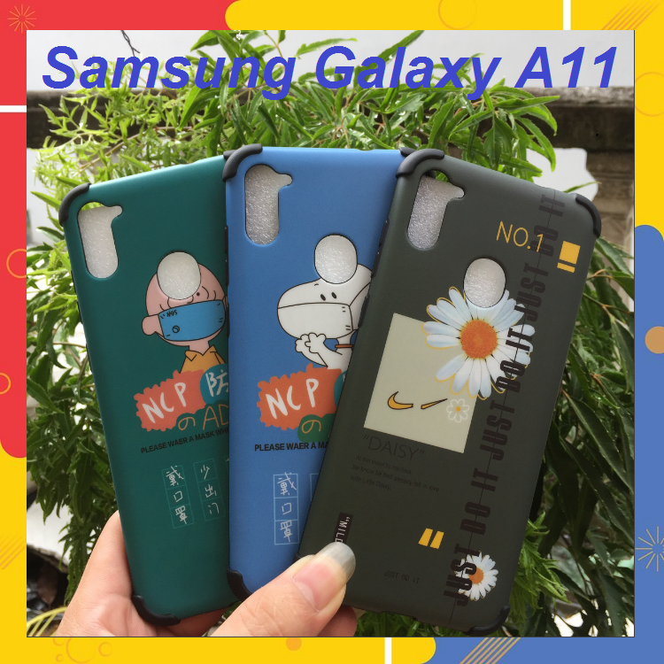 Ốp Lưng Samsung A11 phôi mịn hàn quốc Chống Sốc 4 góc cạnh in hình siêu đẹp