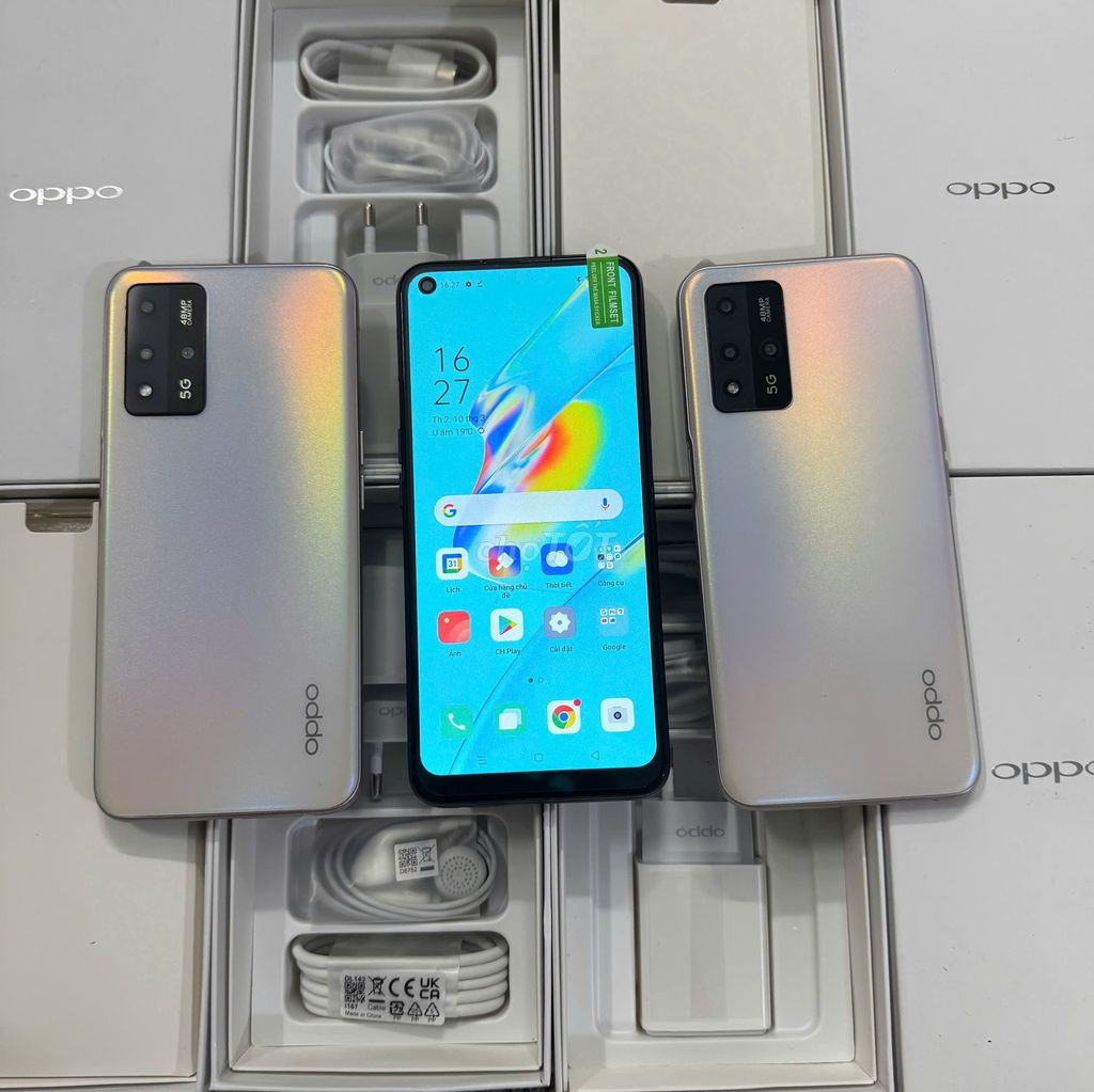 điện thoại 0PP0 A93s 5G (8GB/256GB) | Cấu hình Cao Chiến mọi Game mượt - Hàng chính hãng Bảo hành 12 tháng có NFC