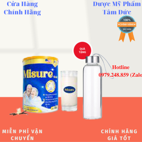 Sữa ngủ ngon Misure hộp 850g ban đêm hàng chính hãng