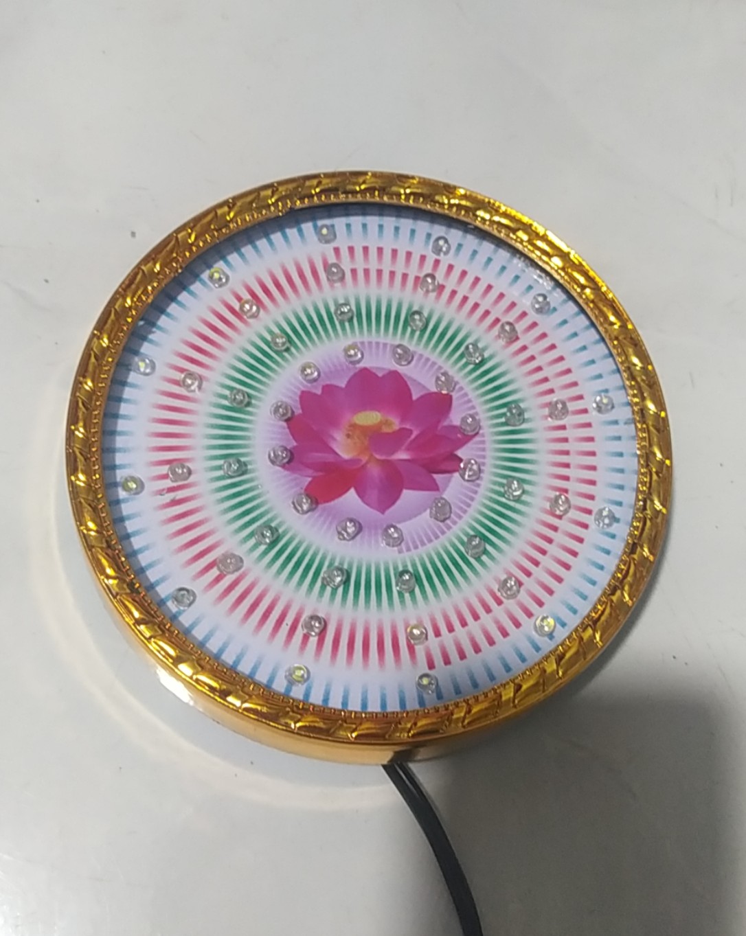 Hào quang thờ phật 16 cm đèn led