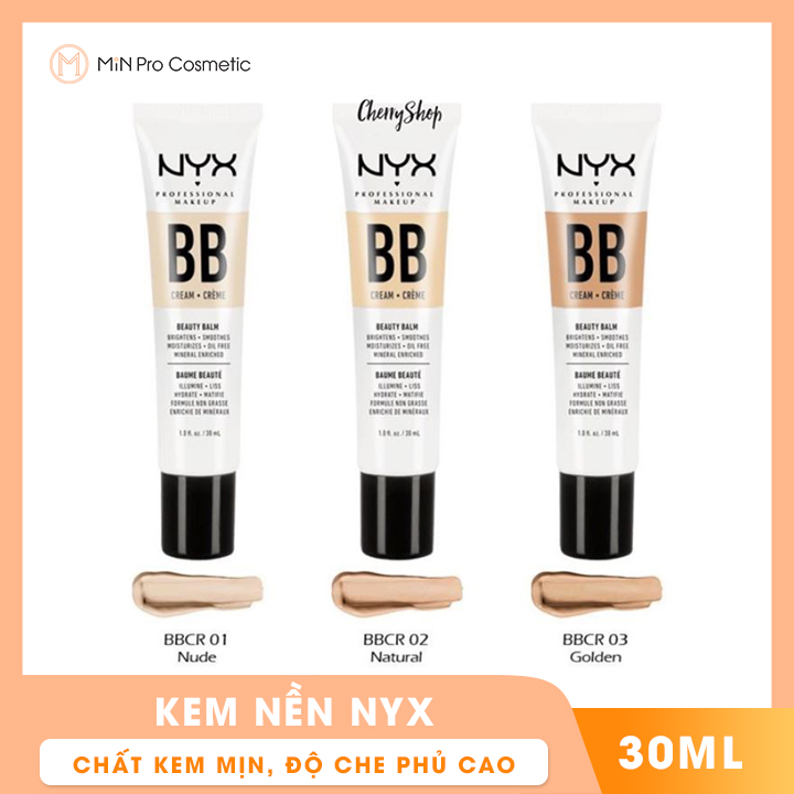 [HCM]Kem nền NYX Professional Makeup BB Cream 30ml