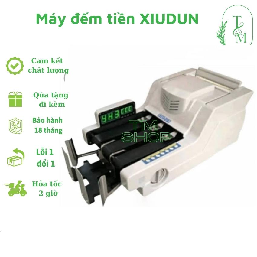 Máy đếm tiền xindun-668E, phát hiện tiền giả, phát hiện tiền lẫn loại, siêu chuẩn, bảo hành 18 tháng