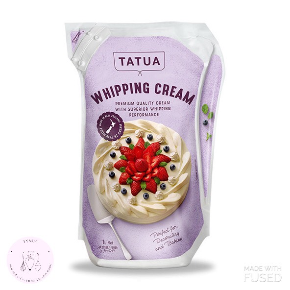 Kem tươi whipping cream Tatua túi 1L
