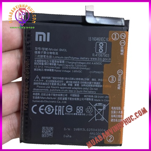 Pin xiaomi mi 9 / bm3l,dung lượng 3300mah / bảo hành 12 tháng - mbvp.com