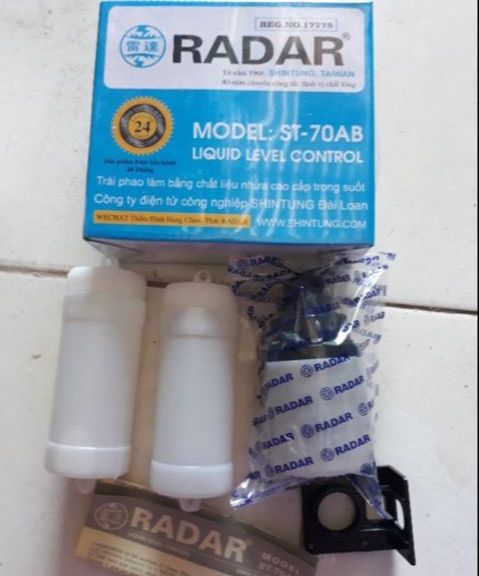 [Bảo Hành 1 Năm] Phao Điện Radar Chính Hãng - Dùng Ngắt Mở Nước Lên Bồn Tự Động - Phao Điện Bơm Nước Tự Động