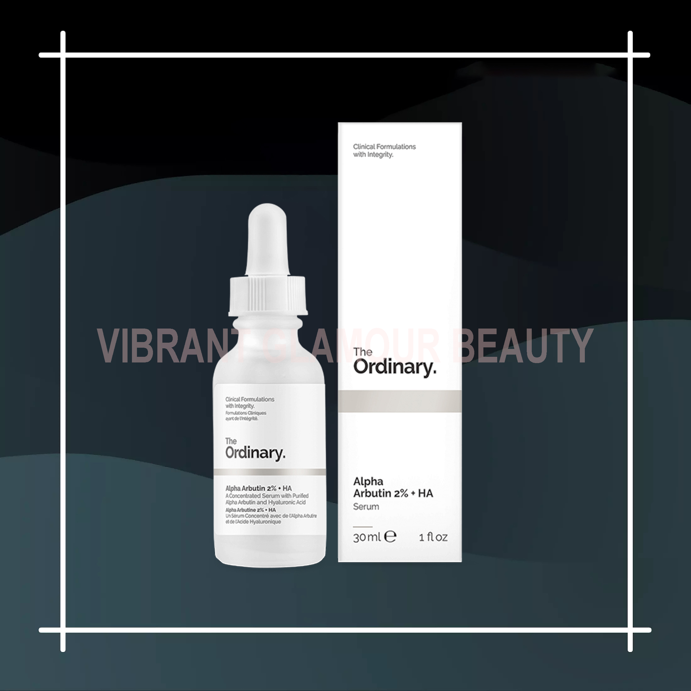 The Ordinary Alpha Arbutin 2% + HA Serum dưỡng trắng da mờ thâm nám 30ml
