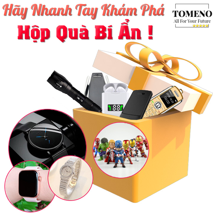 Hộp Quà Bí Ẩn 2021 [ Số Luơng Có Hạn ] Tri ân khách hàng với nhiều sản phẩm vô cùng giá trị